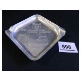 Phillips 66 Aluminum Ashtray 1953