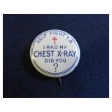 Tuberculosis Pin "Help Fight T.B."