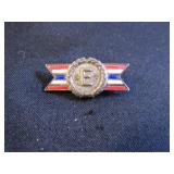 World War II Sterling Wreath Pin