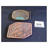 Belt Buckles (2) Tisco