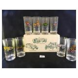 Drinking Glass Set Roadster Décor