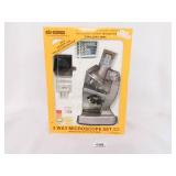 3-Way Microscope Set w/Light;