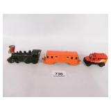 Locomotive w/wheels Metal