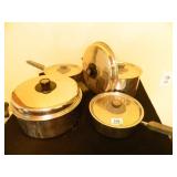Revere Ware Pots & Pans w/lids