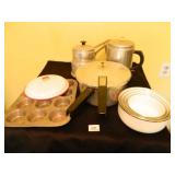 Double Boiler; Coffee Pot