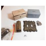 Metal Lock Boxes, Plate, Thermostat