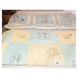 Baby Quilts, Embroidered, Hand Quilted (2)
