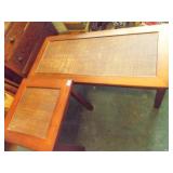 Coffee Table, End Table, Woven Tops