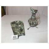 Ashtray, Pitcher on Stand, made in USA