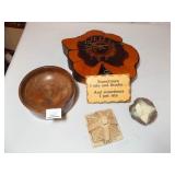 Wood, Stone Décor Pieces (5)