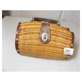 Wicker Purse - British Hong Kong