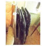 Folding Chairs, Card Table (6)