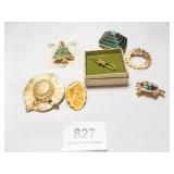 Pins, Brooches (7)