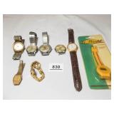 Watches (8) - most are Timex