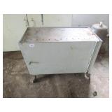 Metal Cabinet on Wheels