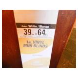 Vertical Mini Blinds; NIB; 39" x 64"