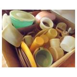 Box of Plastic Ware