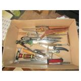 Box of misc knives