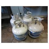 4 Propane Bottles