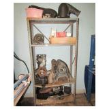 Rack with Misc Auto Parts