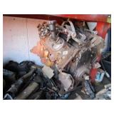 Chevy LS1 Motor & Contents below bench