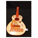 Annie - plastic toy guitar, 1982