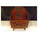 Wooden Magazine Stand