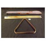 Pool Cue-18oz. Mother Of Pearl inlay