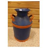 Cream City Milk Can - Orange/Blue
