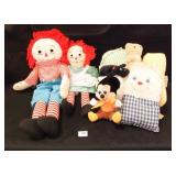 Raggedy Ann & Andy, Asst. Stuffed Toys