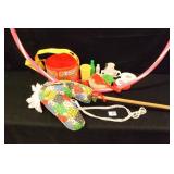 Hula Hoop, Stick Horse, Asst. Toy Dishes