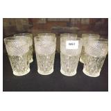 8 Drinking Glasses - 5" high