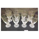 Candlewick Glasses, 8 - 5¼" h, 1 - 7"h