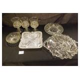 Asst Glass, 3 - glasses, 3 - serving dishes