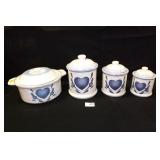 Canister Set - 3 piece, Casserole Dish w/lid