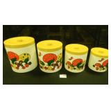 Vintage Metal Canister Set