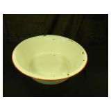 Porcelain Wash Bowl, 5"h x 16"diam.