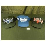 3 hats, Chicago Bulls, Dallas Cowboys