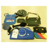 Bag Assortment, hat, etc.