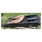 Hydraulic raise trailer hitch