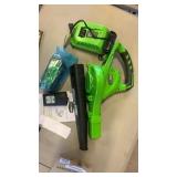 Green works 40 V blower