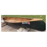 Cedar strip canoe