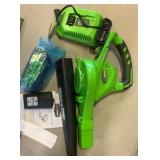 Green works 40 V blower