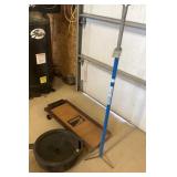 Creeper, oil catch, drive stand