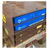 Small parts cabinets and contents