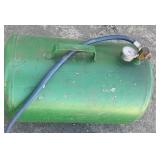 Green portable air tank