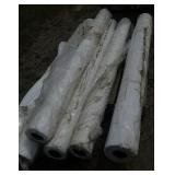 White plastic rolls