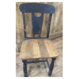 Wood kitchen chair