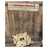 Empire household brushes display rack
