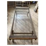 Antique chaise lounge cushion not included